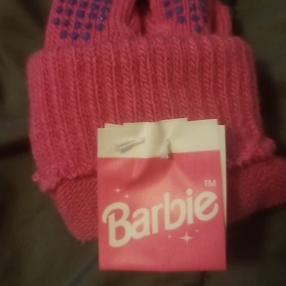 Mattel “Barbie” Kids Winter Gloves – Pink/Purple/White – Pre-Owned - Picture 3 of 4